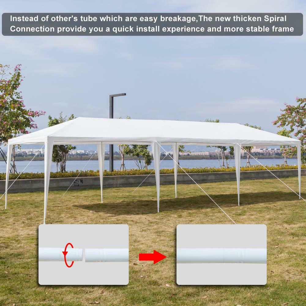 Tenda Bianca Portatile per Eventi 10' x 30'