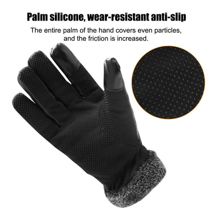 Guanti in pelle impermeabili e termici per l'inverno fino a -30℃ | Compatibili con touchscreen