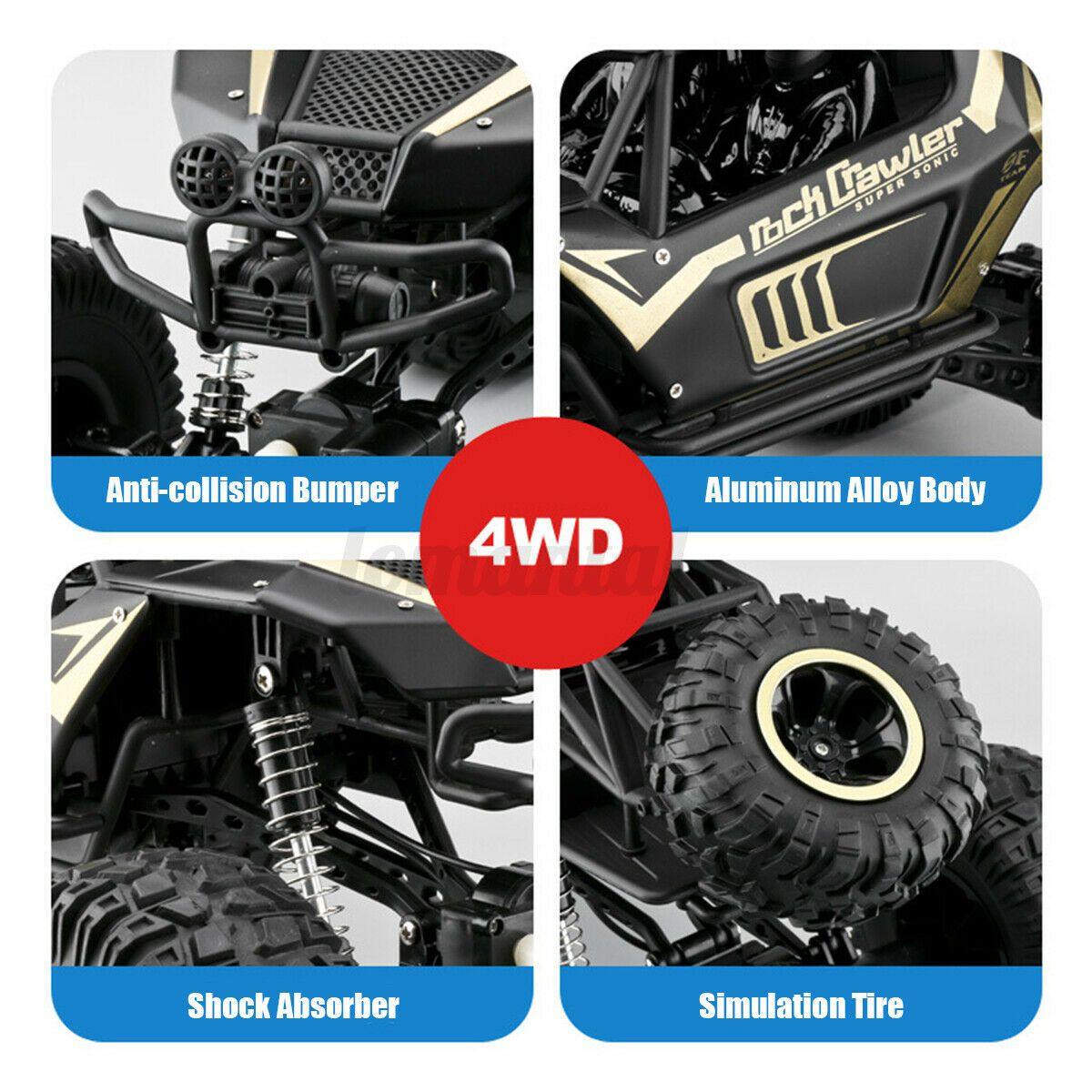 1:8 Scale 4WD Remote Control Off-Road Monster Truck