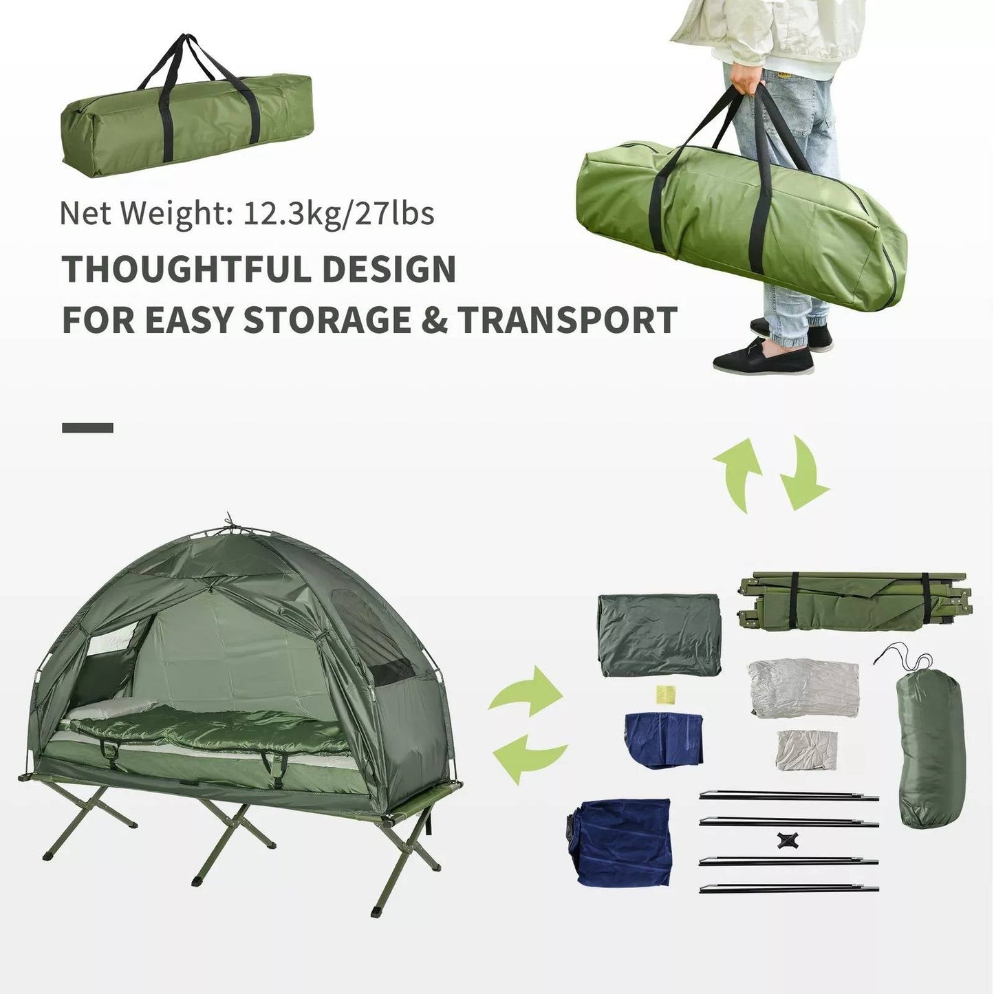 Tenda da Backpacking per 1 Persona