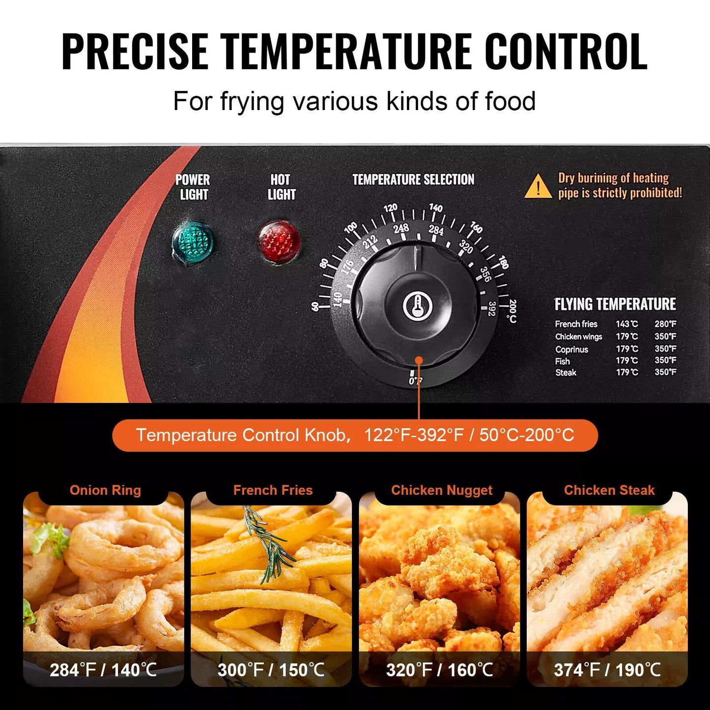 Friggitrice Elettrica Commerciale da 23 Litri