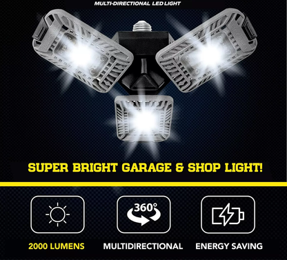 2000 Lumen Lampada da Soffitto LED Multi-Direzionale a 3 Pannelli
