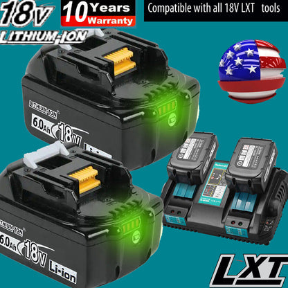 Caricabatterie e Batteria 18V per Potatore Elettrico