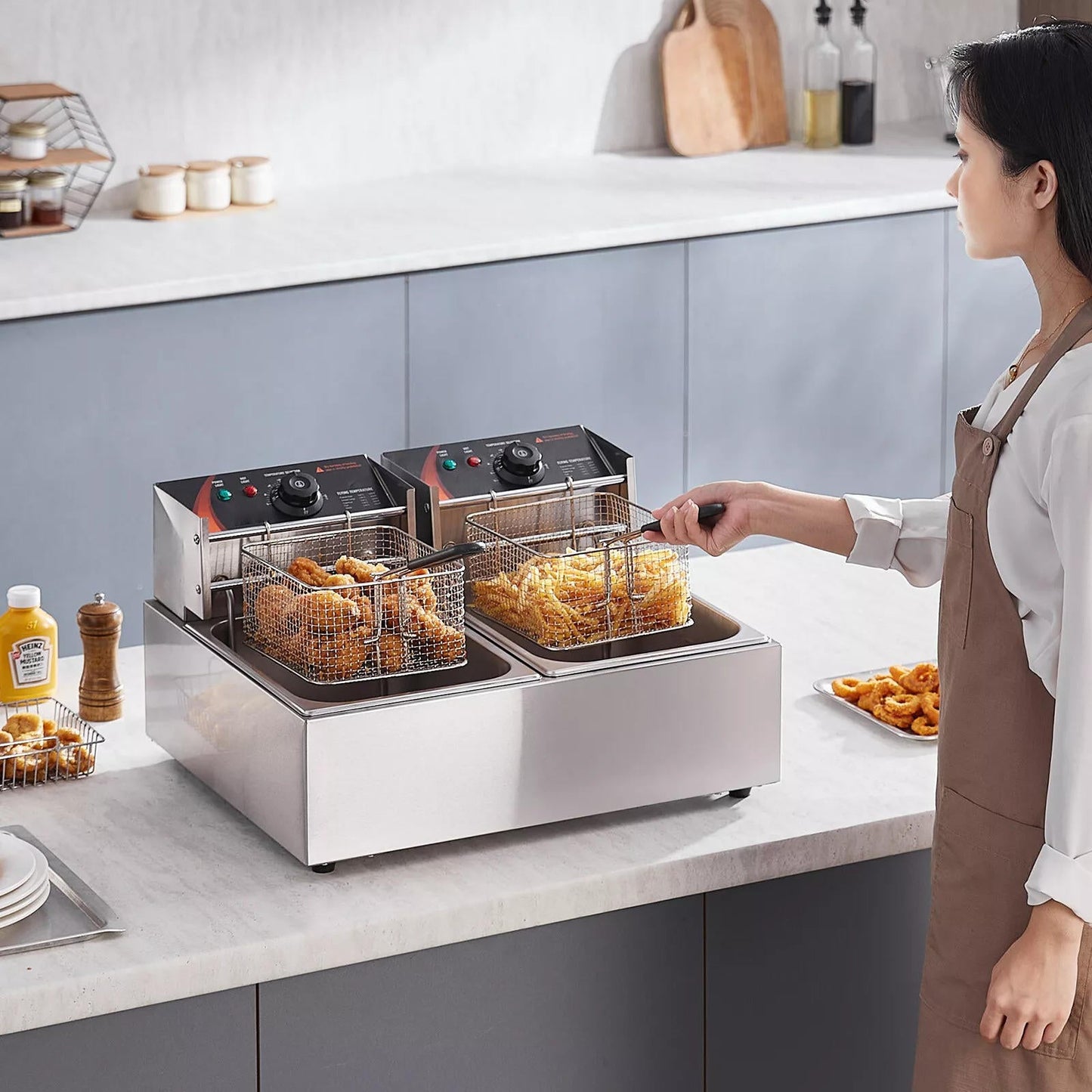Friggitrice Elettrica Commerciale da 23 Litri