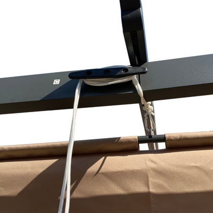 Pergola Retrattile in Alluminio per Esterni 13x10 Ft con Tettoia