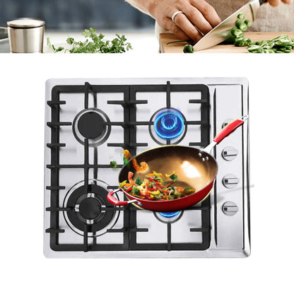Incasso Cucina a Gas da 23'' con 4 Fuochi per Gas LPG/NG