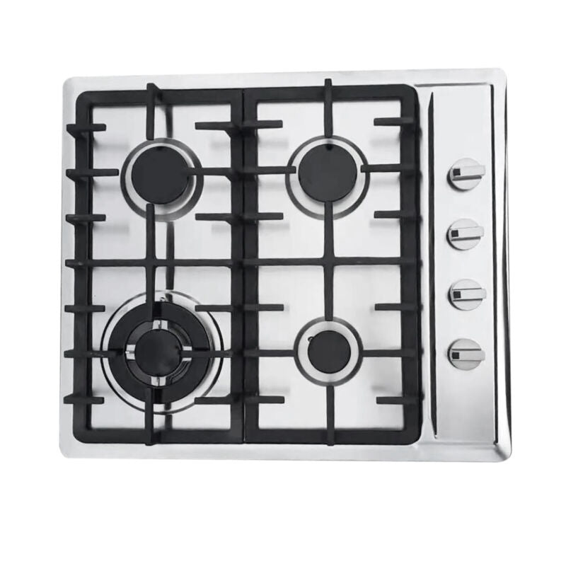 Incasso Cucina a Gas da 23'' con 4 Fuochi per Gas LPG/NG