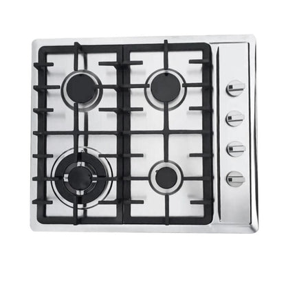 Incasso Cucina a Gas da 23'' con 4 Fuochi per Gas LPG/NG