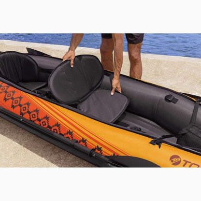 Kayak Tandem da 10 Piedi per 2 Persone con Pagaie e Pompa Inclusi