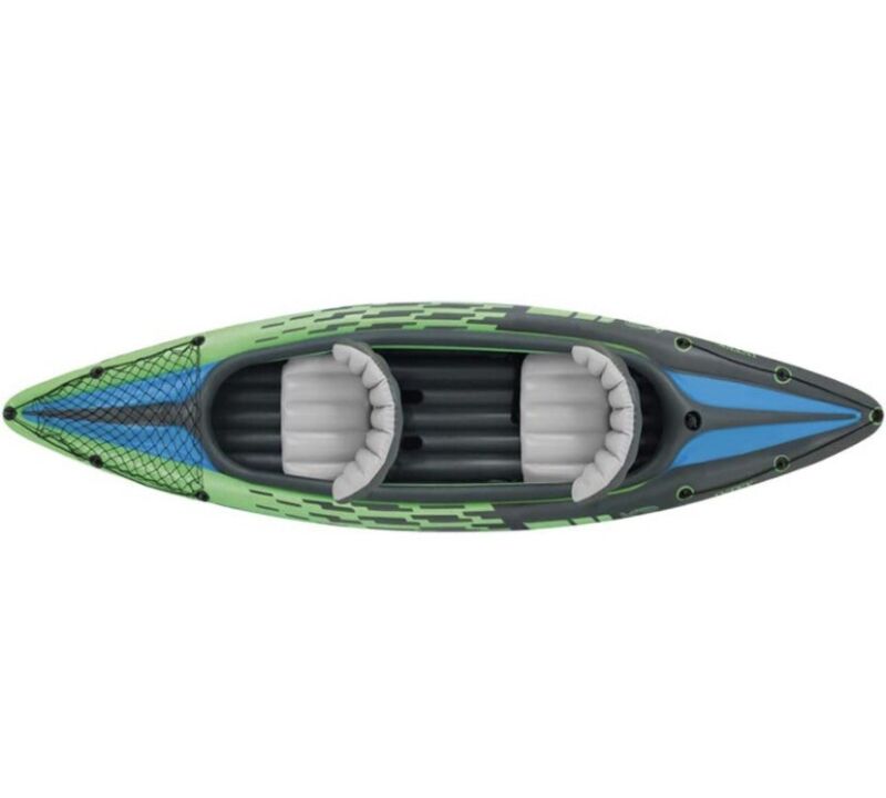 Kayak Gonfiabile per Due: Materiale Durevole, Pompa Efficiente, Doppia Camera d'Aria