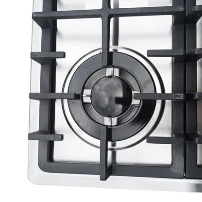 Incasso Cucina a Gas da 23'' con 4 Fuochi per Gas LPG/NG