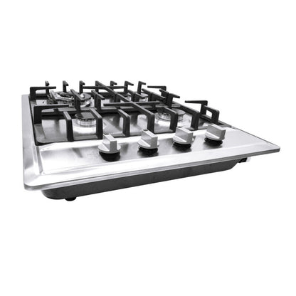 Incasso Cucina a Gas da 23'' con 4 Fuochi per Gas LPG/NG